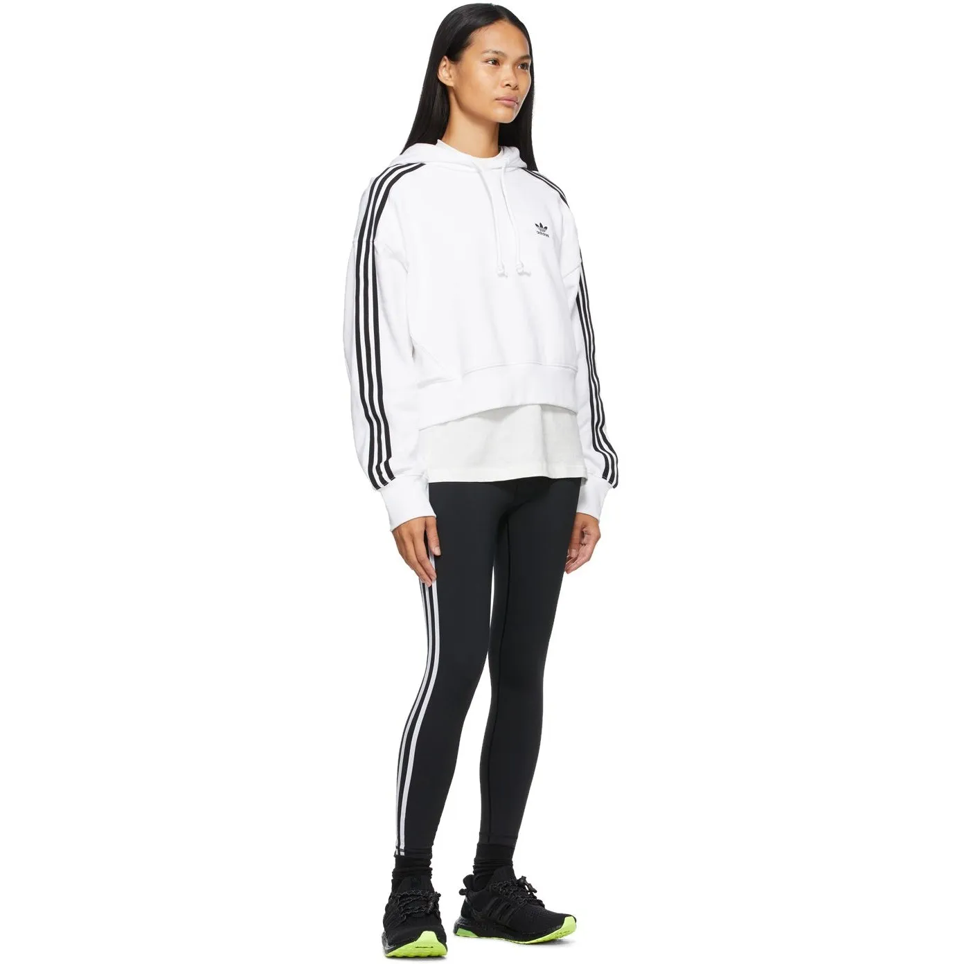 adidas Originals Black 3-Stripes Leggings