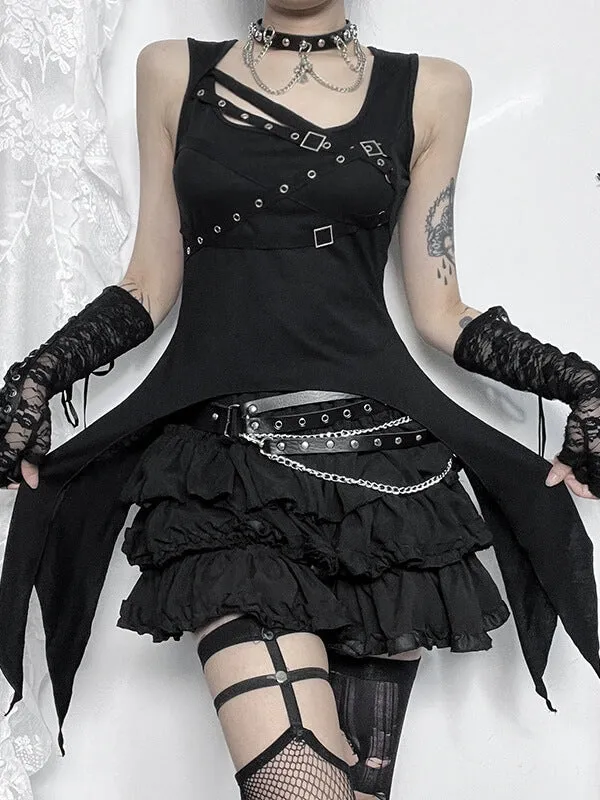 Alternative Crossover Sleeveless Top