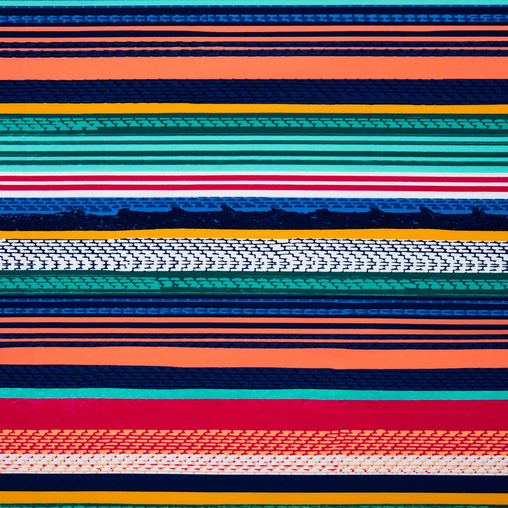 Bathing Suit Print - Geometric stripe - Multicolour