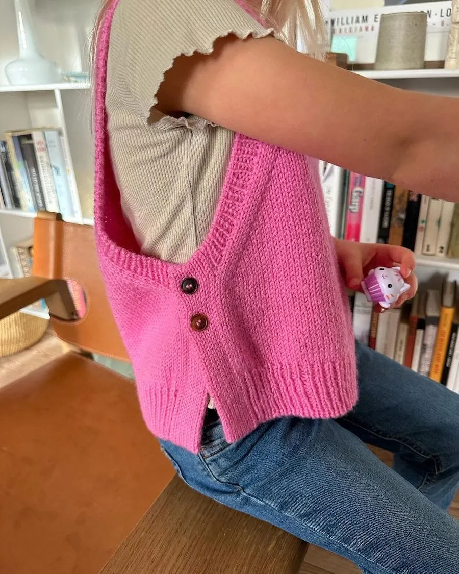 Lulu Slipover Junior by PetiteKnit - Hard Copy Pattern