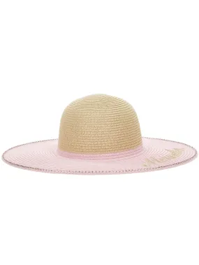 Monnalisa Hat with embroidered logo-17C064