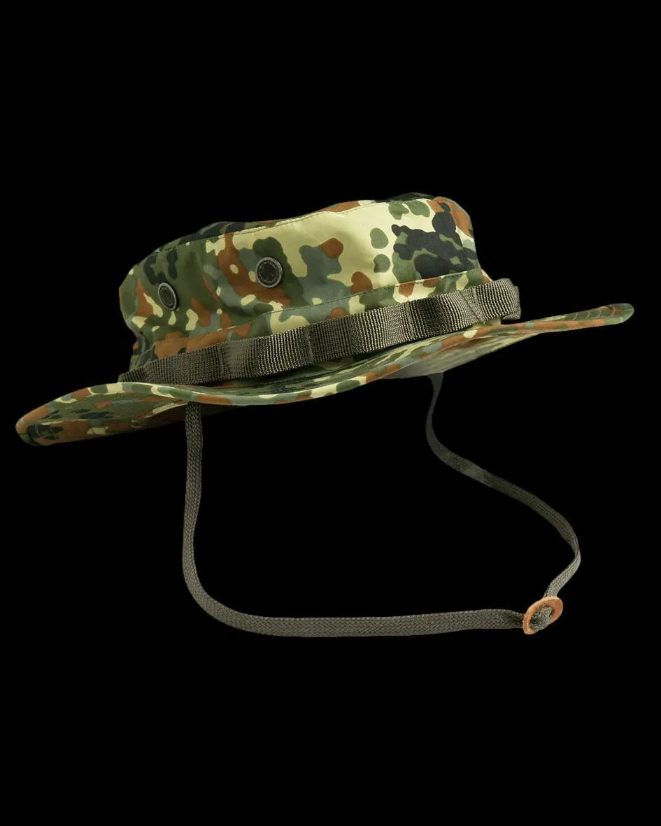 NEW GERMAN FLECKTARN CAMOUFLAGE TRILAM BOONIE HAT SIZE LARGE