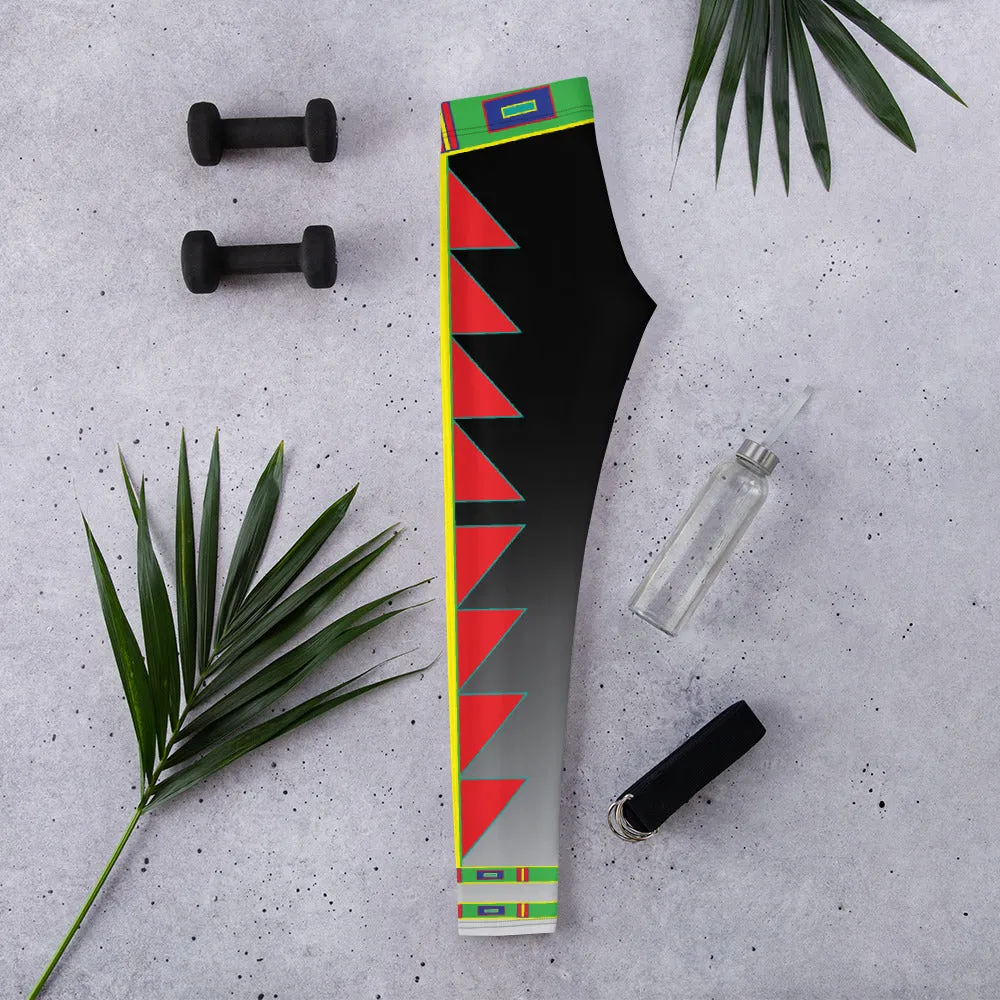 "Centered" Black Fade Leggings