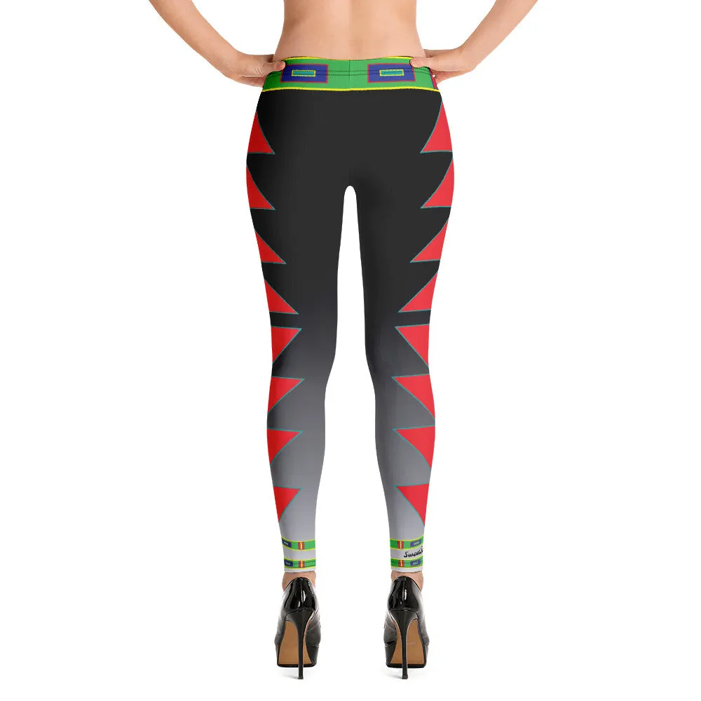 "Centered" Black Fade Leggings