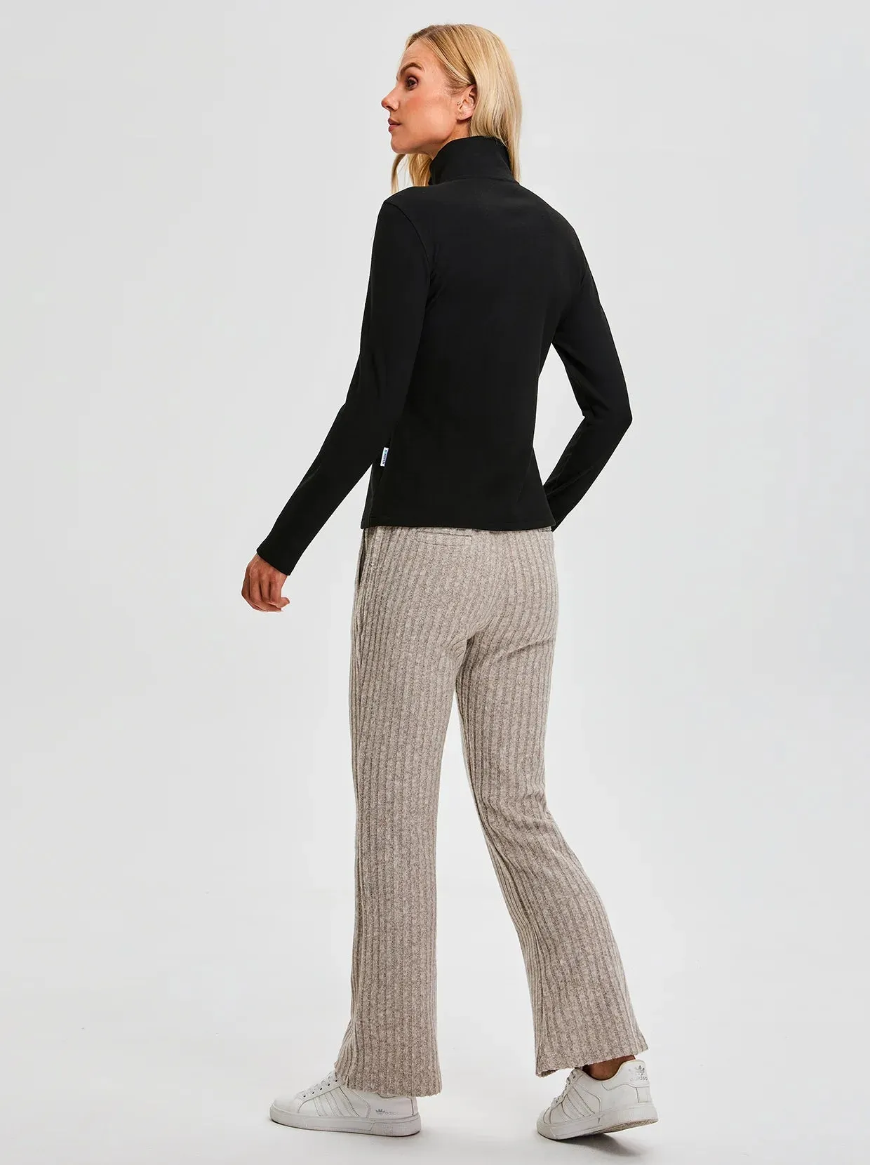 SOcomfi™ Quarter-zip Long-sleeve Tops for Women