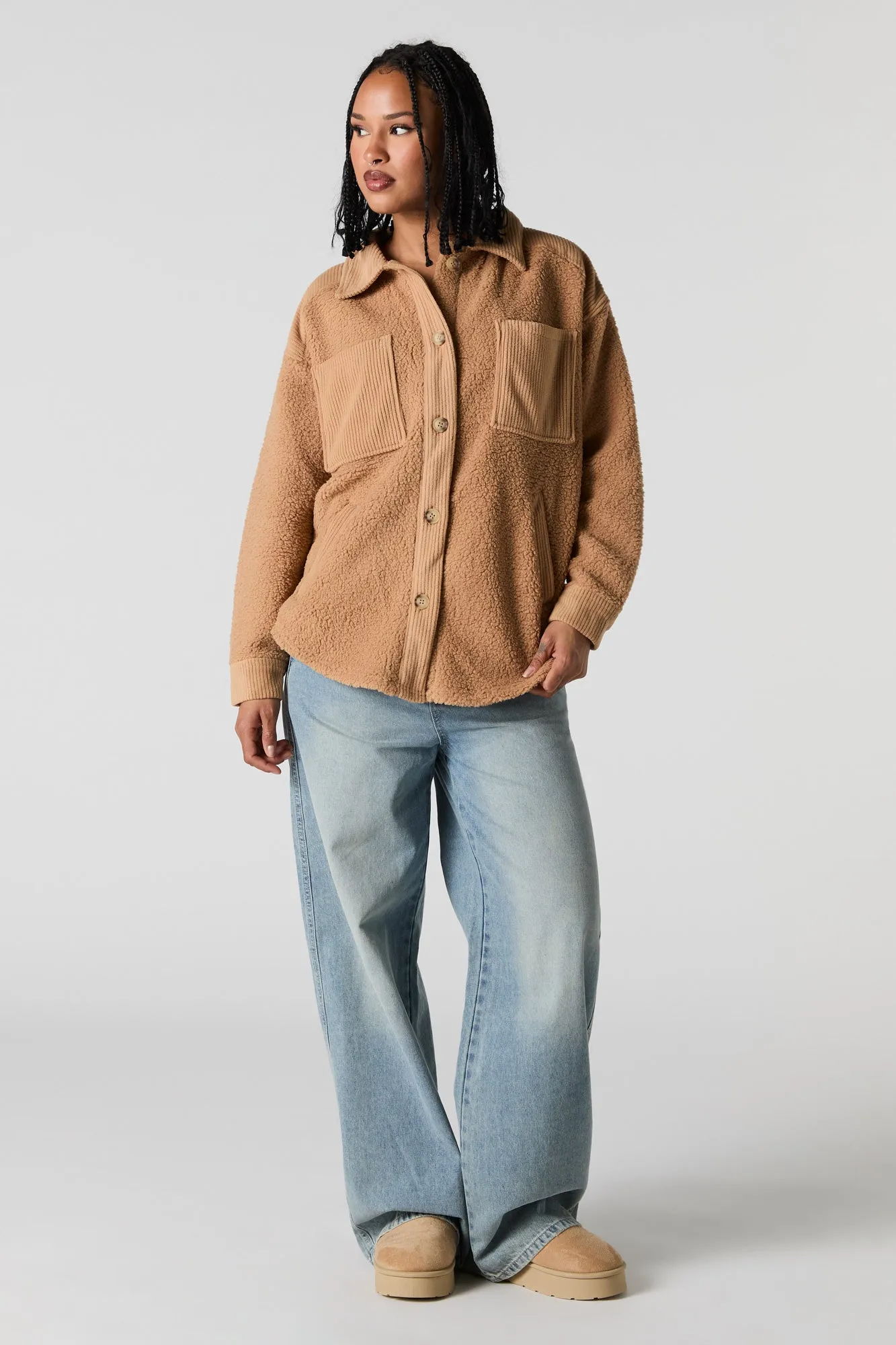 Surchemise en sherpa