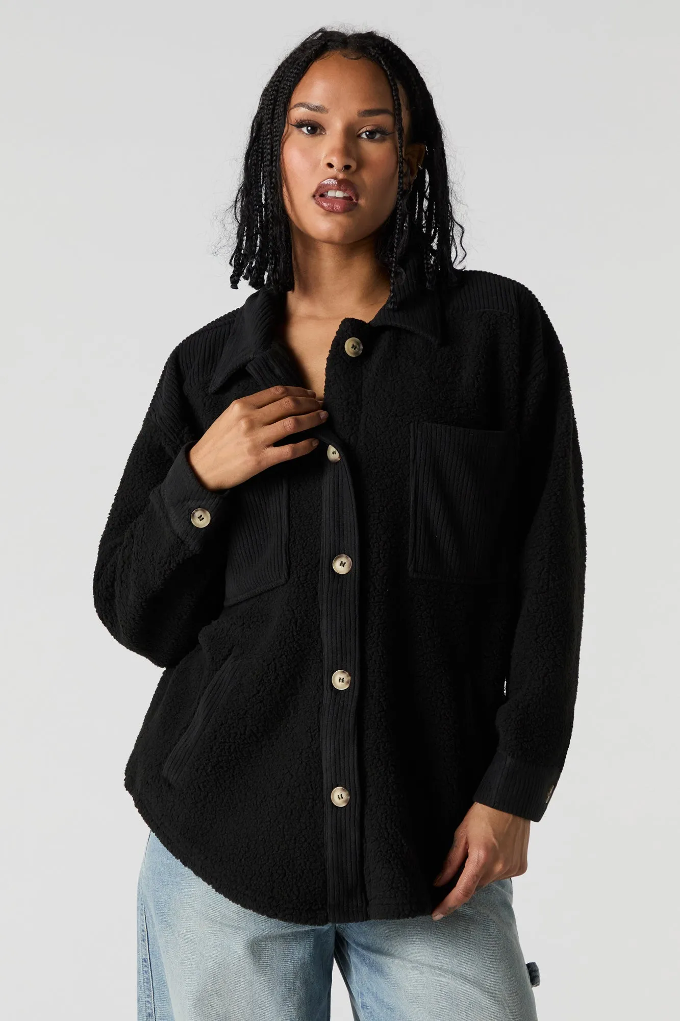 Surchemise en sherpa