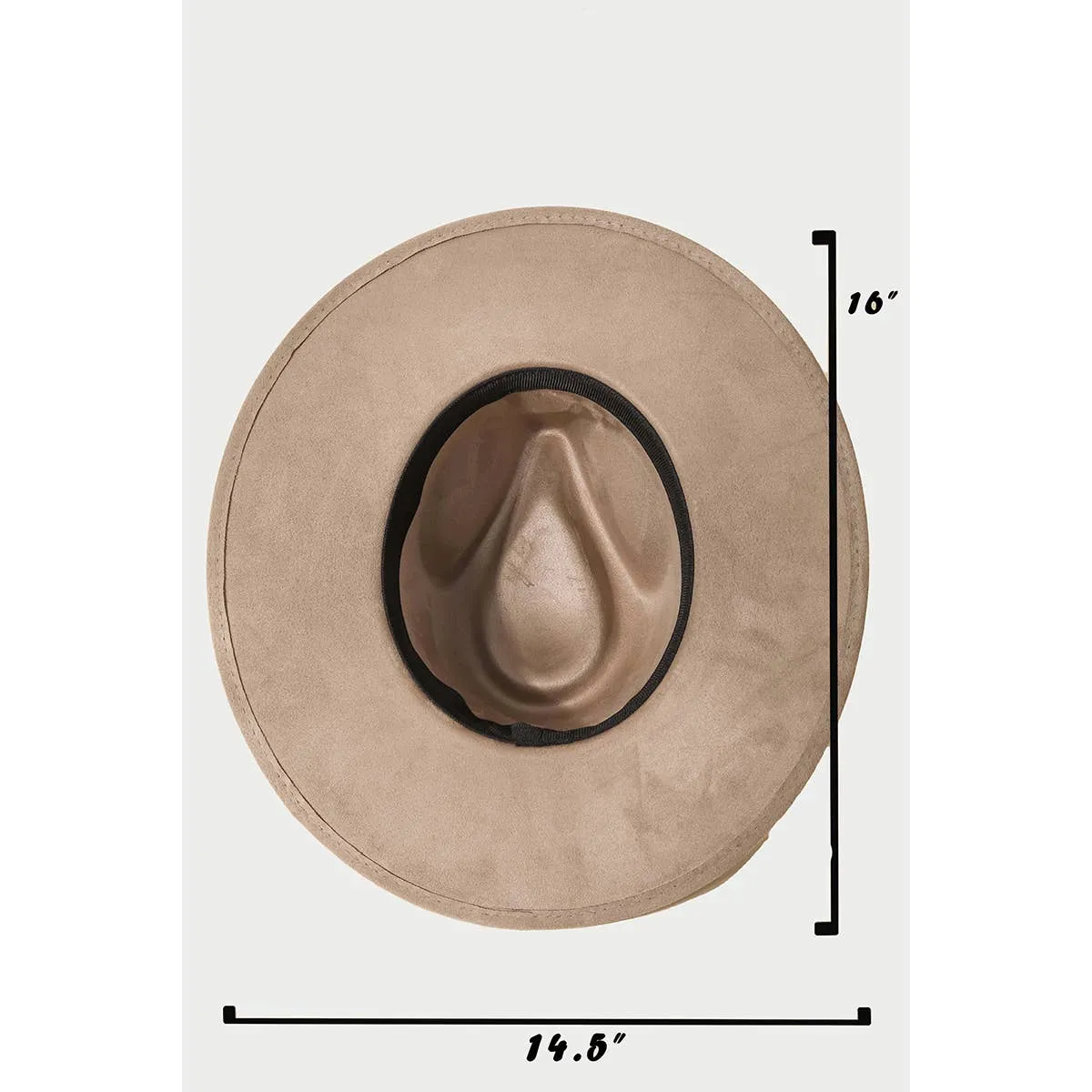 Wide Brim Fedora Hat